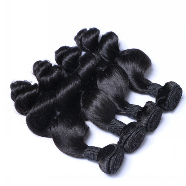 Peruvian Human Hair Bundles Loose Wave Professional Hair   LM051